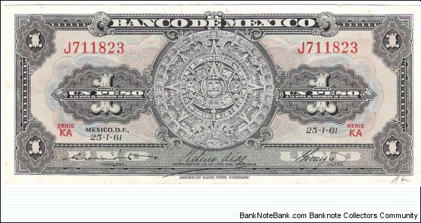 1 Peso(1961) Banknote