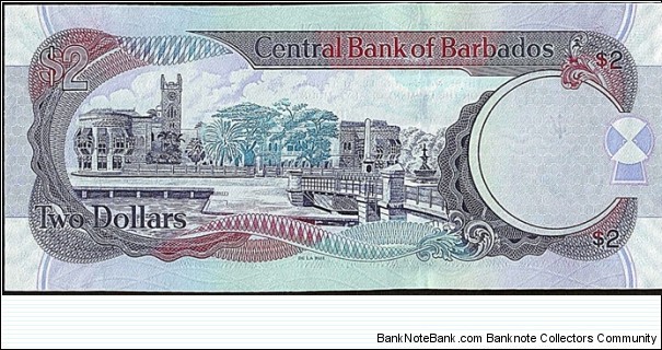 Banknote from Barbados year 2007