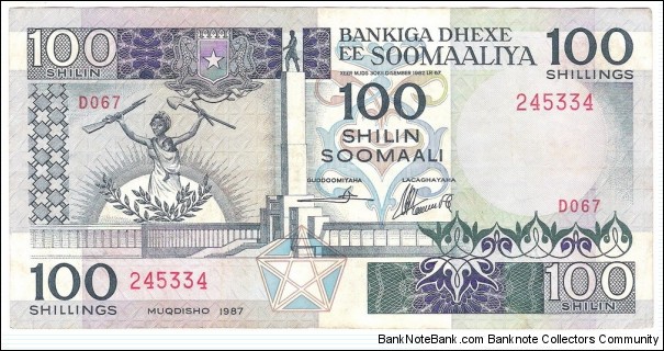 100 Shillings Banknote