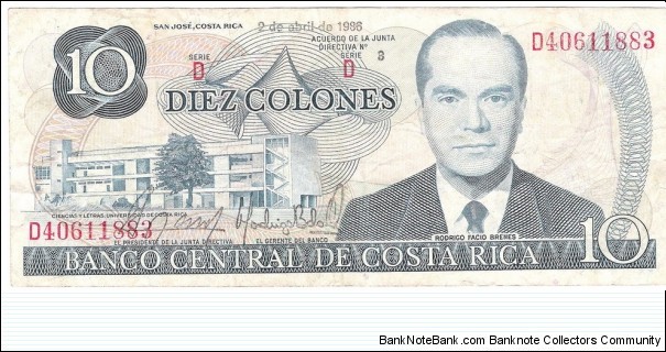 10 Colones Banknote