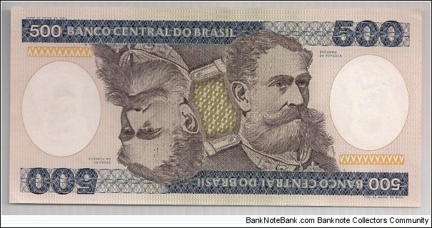 Brazil 500 Cruzeiros 1985 P200b. Banknote
