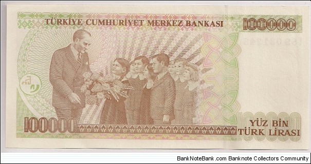 Banknote from Turkey year 1997