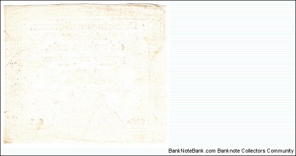 Banknote from France year 1792