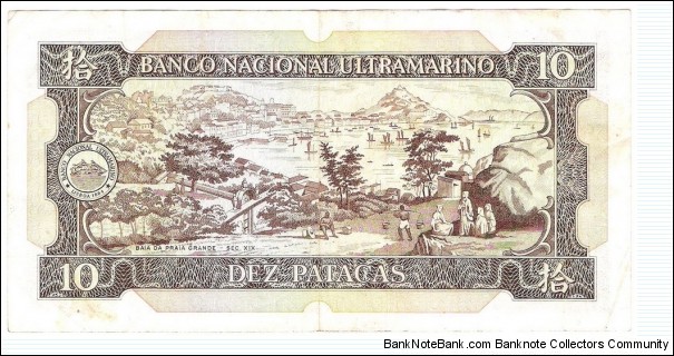 Banknote from Macau year 1984