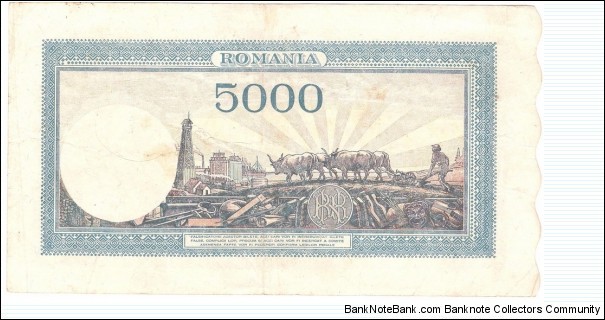 Banknote from Romania year 1944