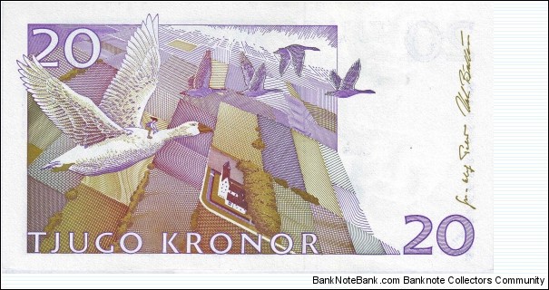 Banknote from Sweden year 2003