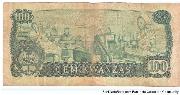 Banknote from Angola year 1979
