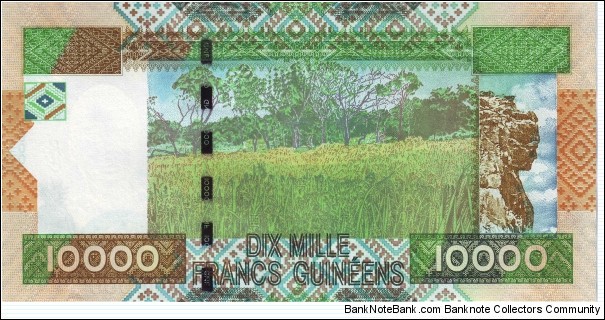 Banknote from Guinea year 2008