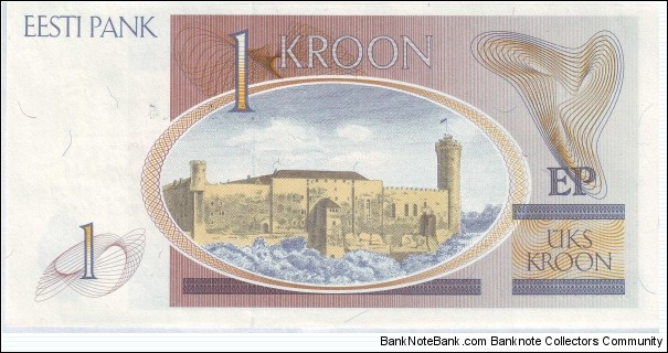 Banknote from Estonia year 1992