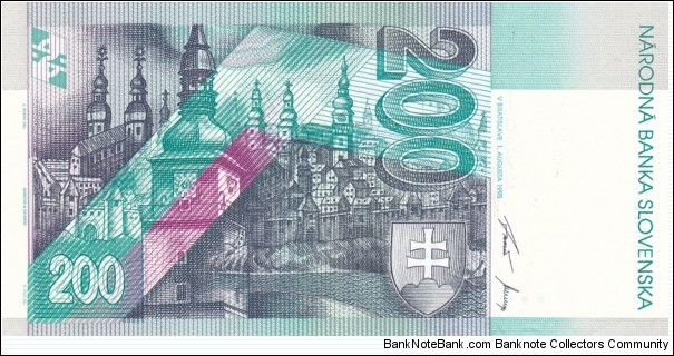 Banknote from Slovakia year 1995