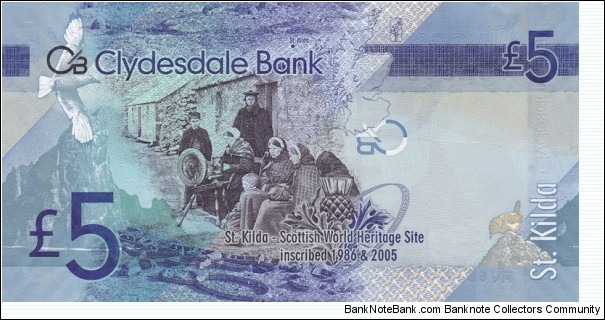 Banknote from Scotland year 2009