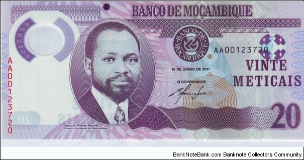  20 Meticais Banknote