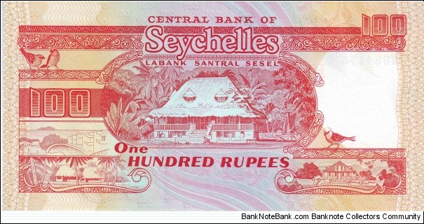 Banknote from Seychelles year 1989