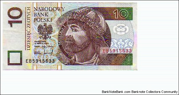 10 Złotych__pk# 173__25.03.1994 Banknote