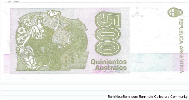 Banknote from Argentina year 1988