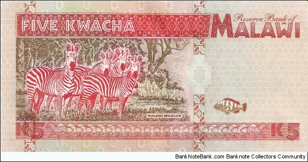 Banknote from Malawi year 1989