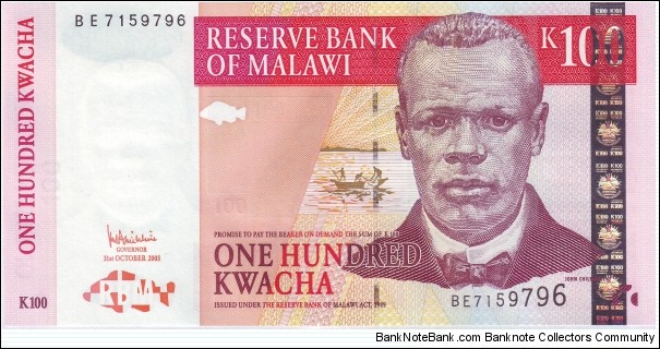  100 Kwacha Banknote