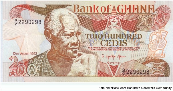  200 Cedis Banknote