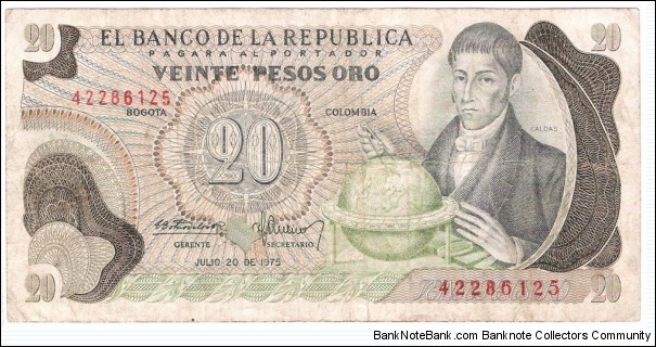 20 Pesos(1975) Banknote