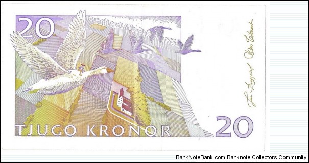 Banknote from Sweden year 1997