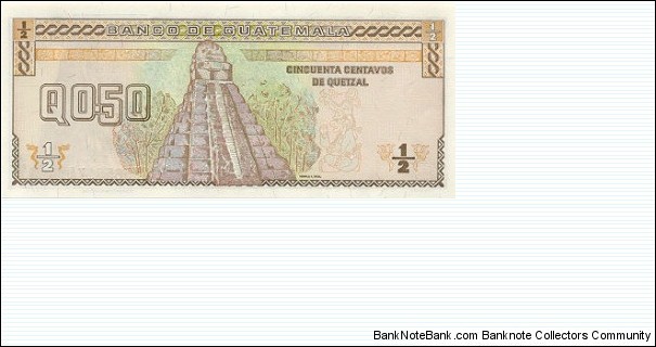 Banknote from Guatemala year 1988