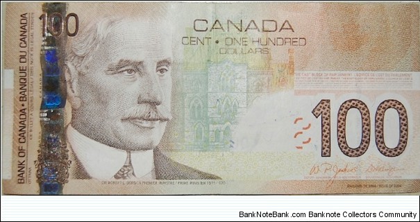 !00 Dollars Banknote