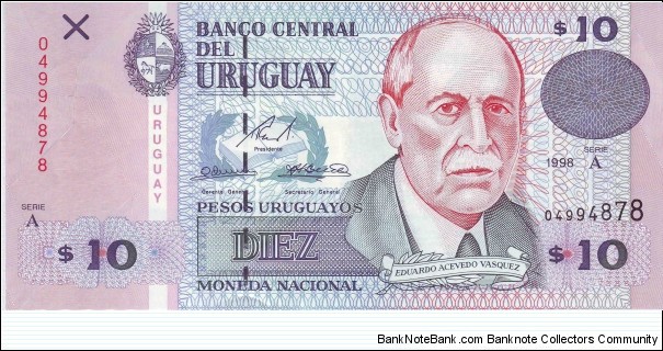  10 Pesos Banknote