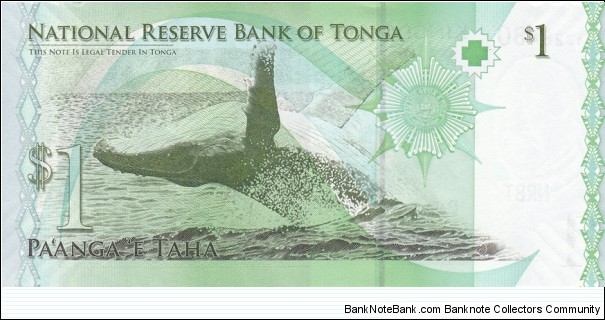 Banknote from Tonga year 2008