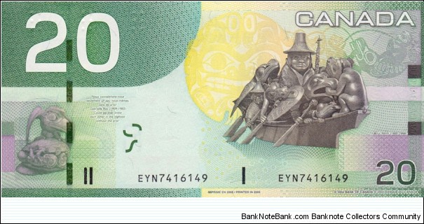 Banknote from Canada year 2004