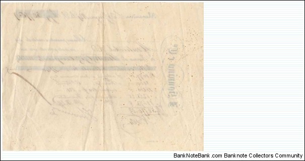 Banknote from Egypt year 1849