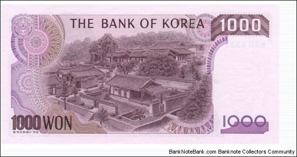 Banknote from Korea - South year 1983