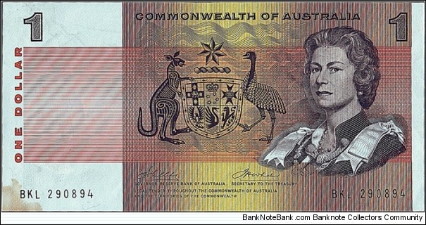 Australia N.D. 1 Dollar. Banknote