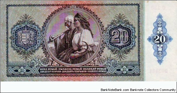 Banknote from Hungary year 1941