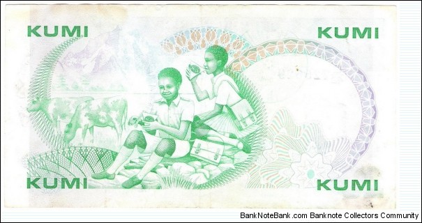 Banknote from Kenya year 1985