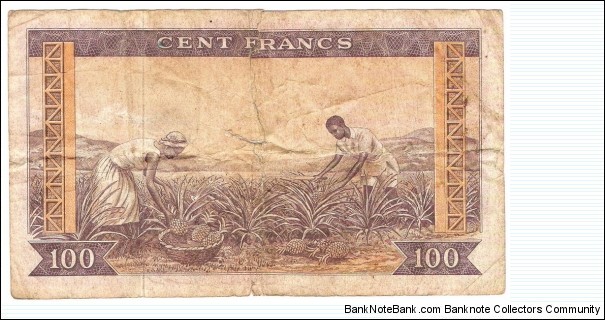 Banknote from Guinea year 1960