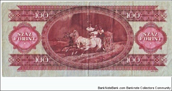 Banknote from Hungary year 1968