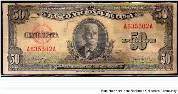 50 Pesos__pk# 81 a Banknote