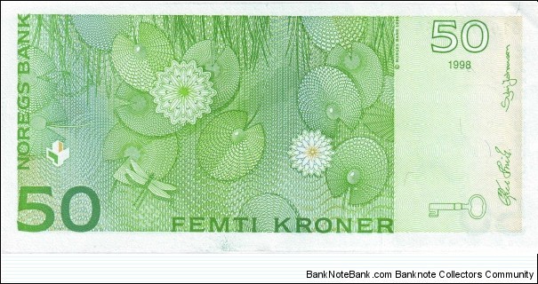 Banknote from Norway year 1998