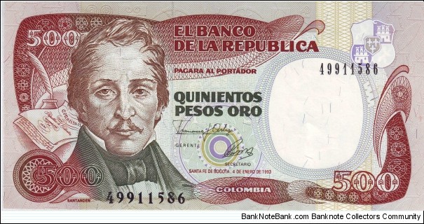  500 Pesos Banknote