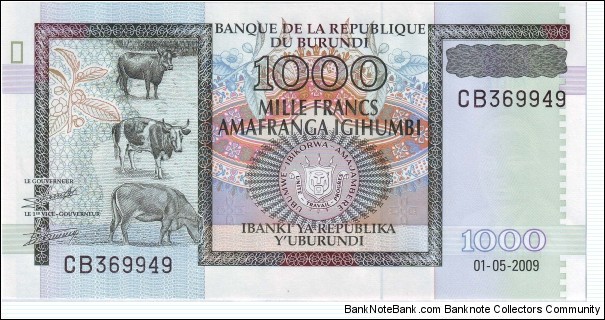 1000 Francs Banknote