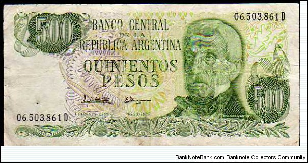 500 Pesos__pk# 303 c__multiple sunbursts Banknote