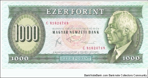 1000 Forint Banknote