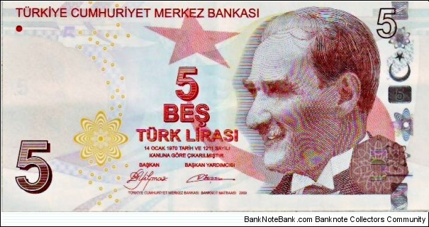 5 Lira Banknote