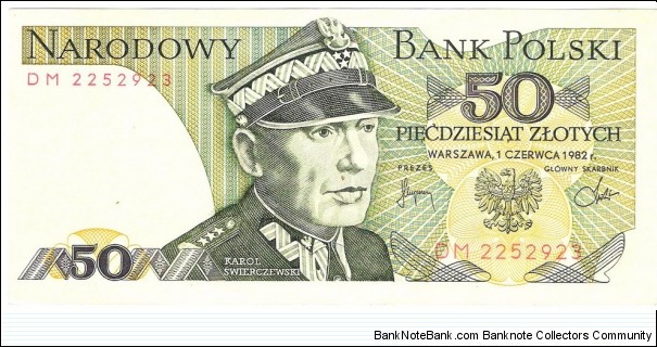 50 Zloty(1982) Banknote
