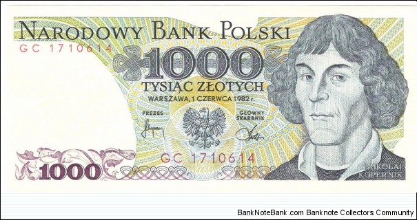 1000 Zloty  Banknote