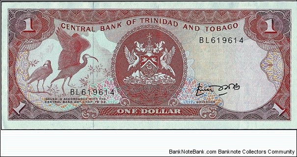 Trinidad & Tobago N.D. 1 Dollar.

 Banknote