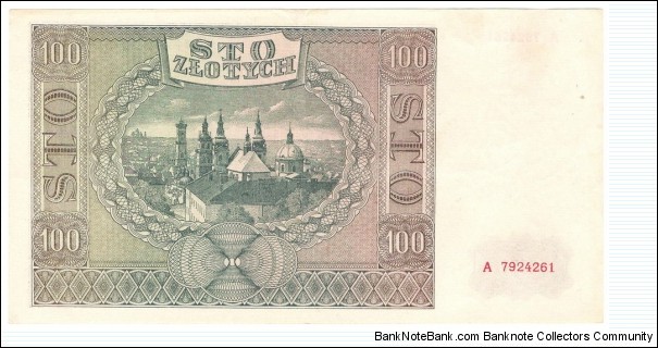 Banknote from Poland year 1941