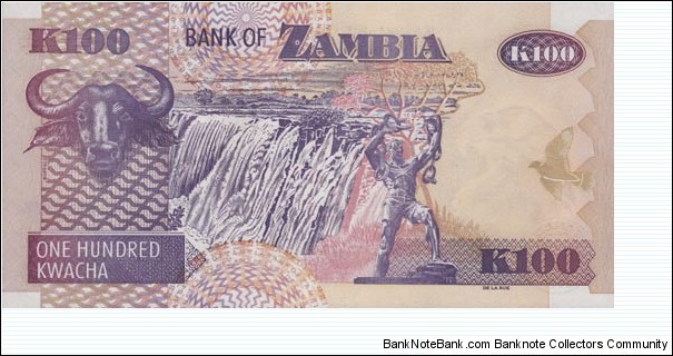 Banknote from Zambia year 2010