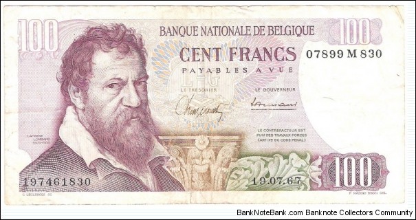 100 Francs/Frank Banknote