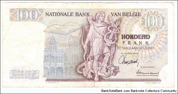 Banknote from Belgium year 1967
